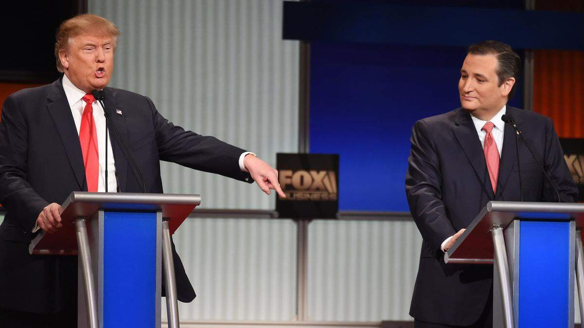 RAINIER EHRARDT/ASSOCIATED PRESSRepublican presidential candidates Donald Trump and Sen. Ted Cruz were often in the spotlights at the Fox Business Network debate.