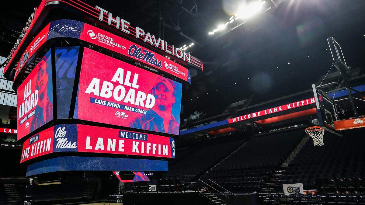 Lane Kiffin was introduced as the Ole Miss Rebles’ new head football coach Monday, Dec. 9.