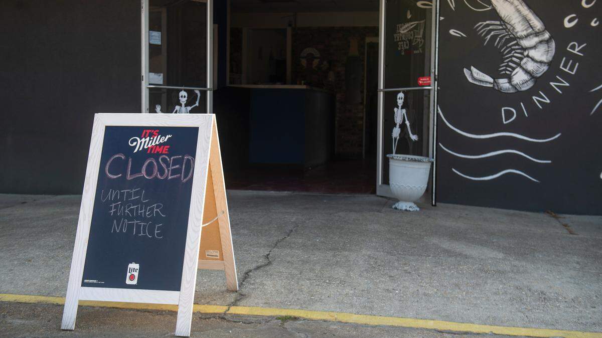 A closed sign outside Biloxi Country Cafe in St. Martin on Tuesday, Oct. 15, 2024, after a fire destroyed the kitchen the night before. The rest of the restaurant was not damaged.