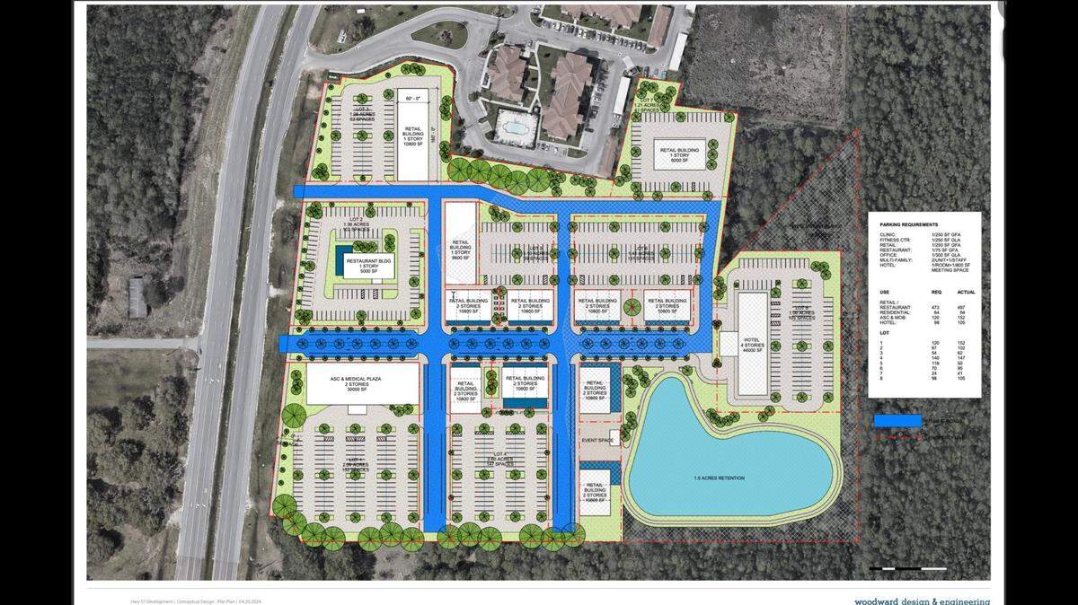 A rendering of the $48 million Legacy Park medical and multi-use complex planned on Mississippi 57 in Gautier.