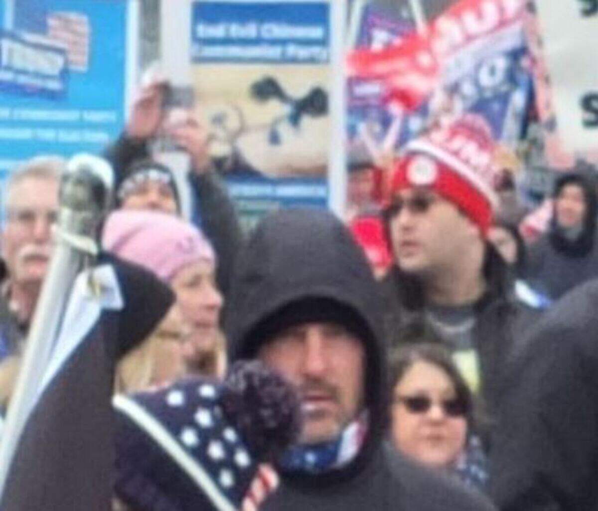 A photo from the Department of Justice allegedly shows David Scott Stapp, a Pass Christian resident who appeared in federal court on Aug. 15, 2023, at the Capitol riots on Jan. 6, 2021.