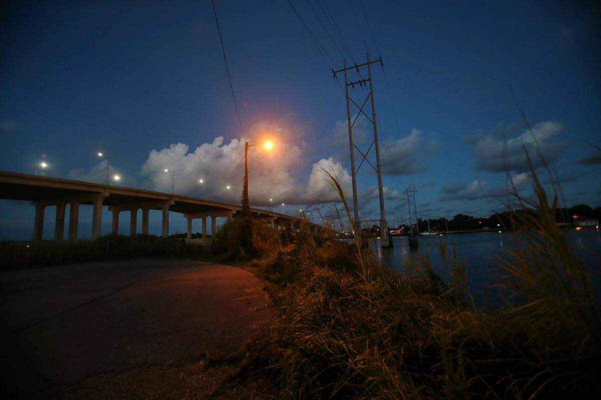 It’s been 45 years since Charlie Hickson and Calvin Parker reported being abducted by aliens while fishing at the former Shaupeter Shipyard in Pascagoula. The location has changed significantly since then but is near the U.S. 90 bridge in Pascagoula.
