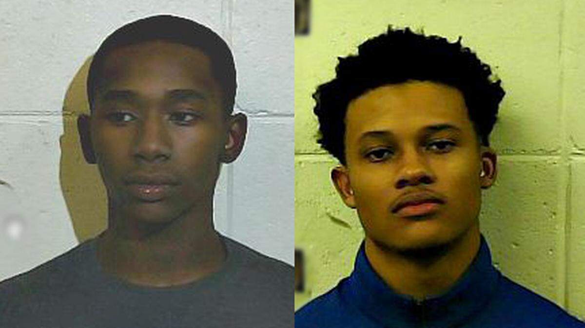 Crishoun Daiquin Hayes, left, and Kavavion Shaquan Graham