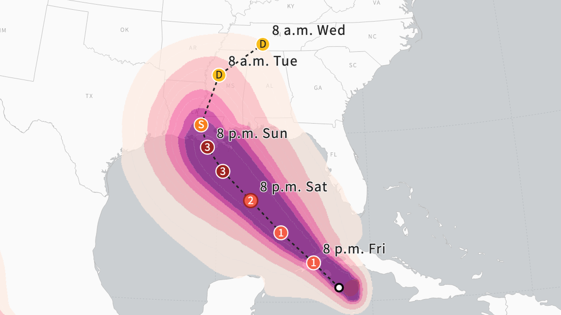 Tracking Hurricane Ida: See the latest map and stay up to date on potential impact