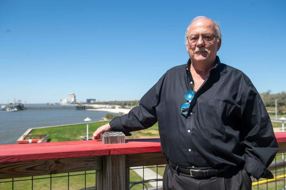 John Ferrucci, general manager of Silver Slipper Casino in Hancock County, poses for a portrait in Biloxi. Ferrucci is retiring after decades of working at six Coast casinos and he helped promote East Biloxi as “Casino Row.”