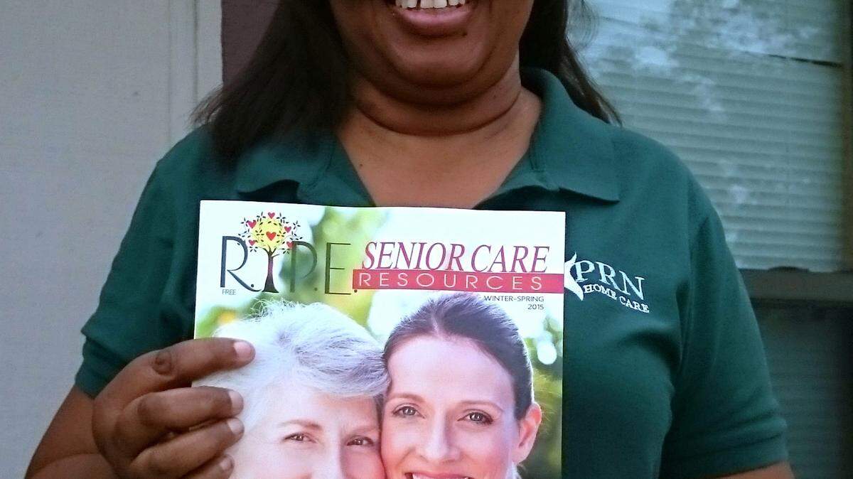 COURTESY GORDON JACKSONKearn Cherry is operations manager of PRN Home Care, a company that provides service for seniors who are at home.