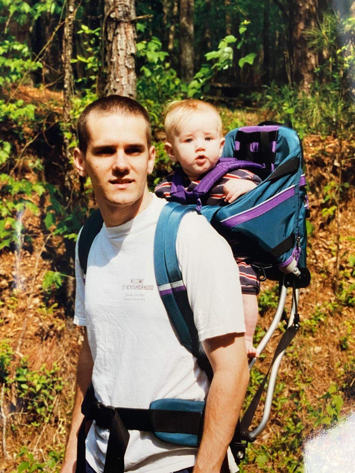 Thomas Dobbs is pictured with his oldest son, Wyn, during his third year of medical school. Dobbs and wife Kim also have a son named Max. Wyn is now in medical school, while Max is a high school senior.