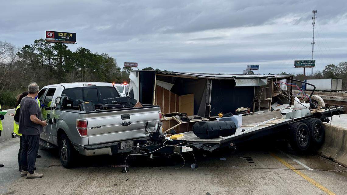 Update: I-10W reopens on MS Coast after camper trailer crash, MHP says