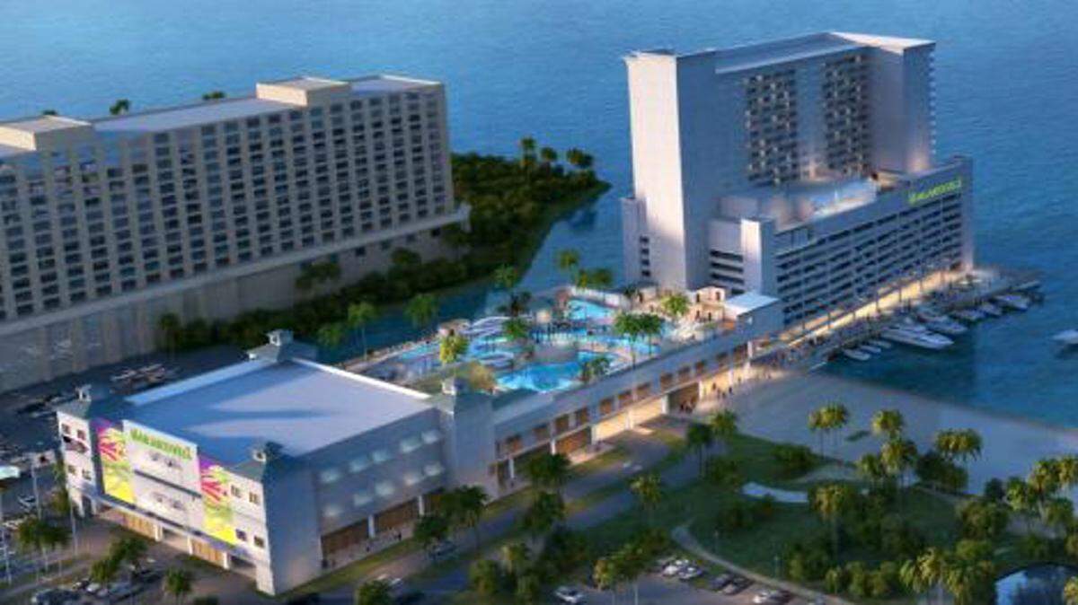 MARGARITAVILLE RESORT BILOXIMargaritaville returns to Biloxi in late spring -- this time as a tropical resort and indoor-outdoor playground complete with the first indoor zip-line roller coaster, golf simulators, bowling, ropes courses for adults and kids, a four-story volcano rock climbing wall and a lazy river. The former Casino Magic resort will be transformed with 373 rooms, 83 suites and a variety of restaurants.