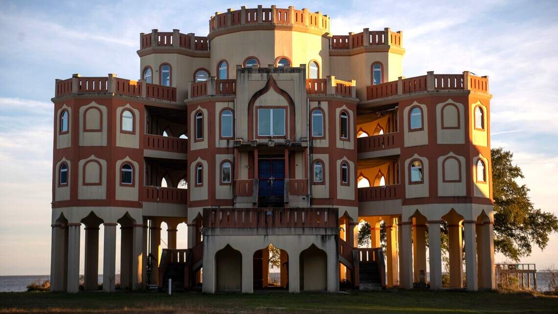 Castle on the beach up for sale again in South MS. And the price tag has risen