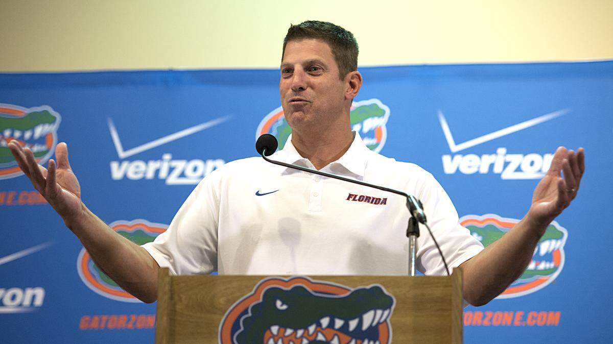 PHIL SANDLIN/ASSOCIATED PRESS 
 Doug Nussmeier, Florida's NCAA college football offensive coordinator/quarterbacks coach, was reportedly a strong candidate for the Southern Miss job.