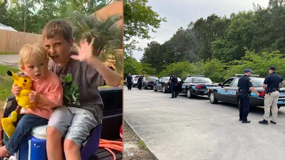 ‘Krewe of Birthday Boys.’ Coast police help 2 kids celebrate at home amid coronavirus