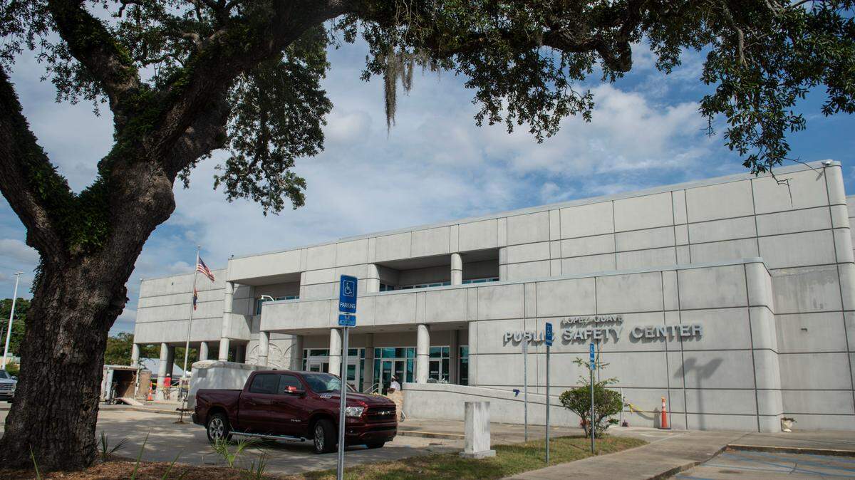 The Lopez Quave Public Safety Center, which houses the Biloxi Police Department, Biloxi Fire Department and Biloxi Municipal Court, in Biloxi on Thursday, Oct. 13, 2022.