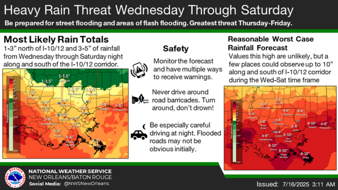 Flood watch issued for MS Coast as disturbance nears Gulf | Biloxi Sun ...