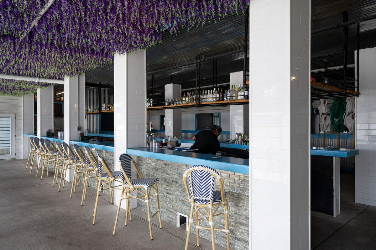 The outdoor bar at Bacchus on the Bluff in Gulfport is named “Handsboro Yacht Club” for a bar that was on the bayou before Hurricane Katrina.