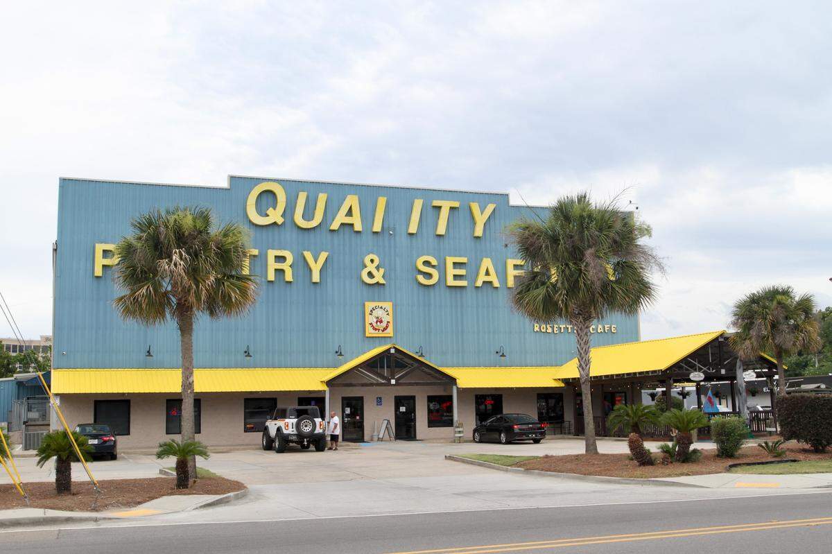 Quality Poultry & Seafood on Division Street in Biloxi is a retail and wholesale business charged with the felony crime of conspiring to misbrand seafood and wire fraud.