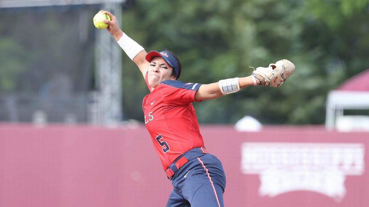 OLE MISS SPORTS 
 Ole Miss pitcher Madi Osias helped the Rebels win their first game in the SEC Softball Tournament.