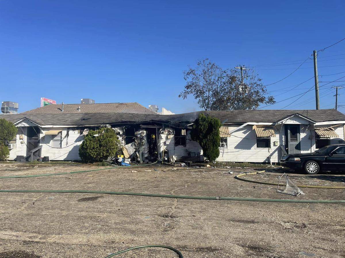 The 14-unit apartment building in Gulfport was having natural gas lines installed when an explosion tore apart some of the building on Tuesday, Dec. 31. Three people were injured .