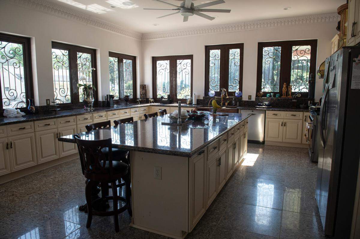 The back kitchen, which was originally going to be separate from the main house, of Binoy Mishra’s home on Scenic Drive in Pass Christian on Tuesday, May 16, 2023.