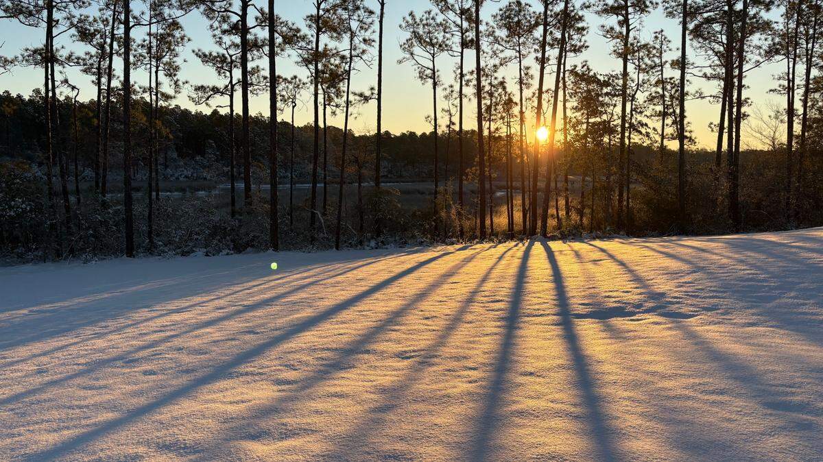 The sun rose Wednesday, Jan. 22, 2025, across a South Mississippi that was buried under more than a half-foot of snow in nearly every location.