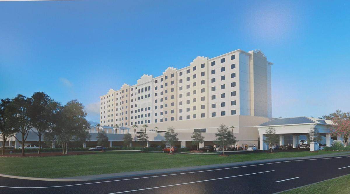 Artists rendering of proposed Long Beach Harbor Resort casino.