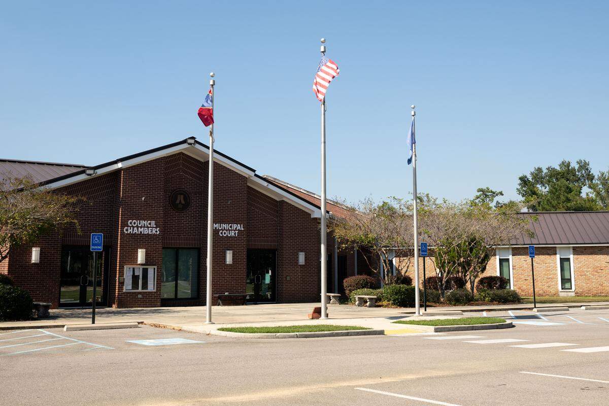The outside of Diamondhead City Hall on Tuesday, Oct. 14, 2025.