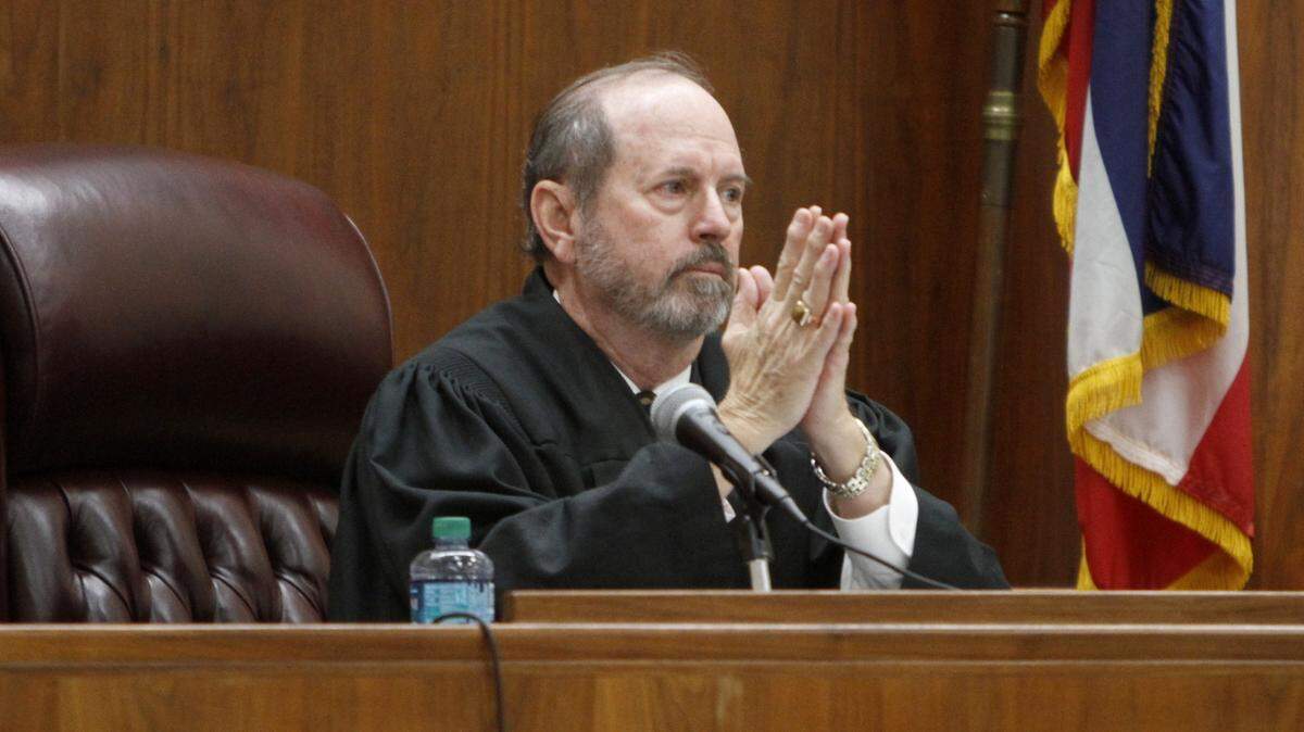 TIM ISBELL/SUN HERALD/2015 
 Judge Breland Hilburn listens to attorneys during court in June. Hilburn recused himself from some SRHS cases on Thursday, Feb. 4, 2016