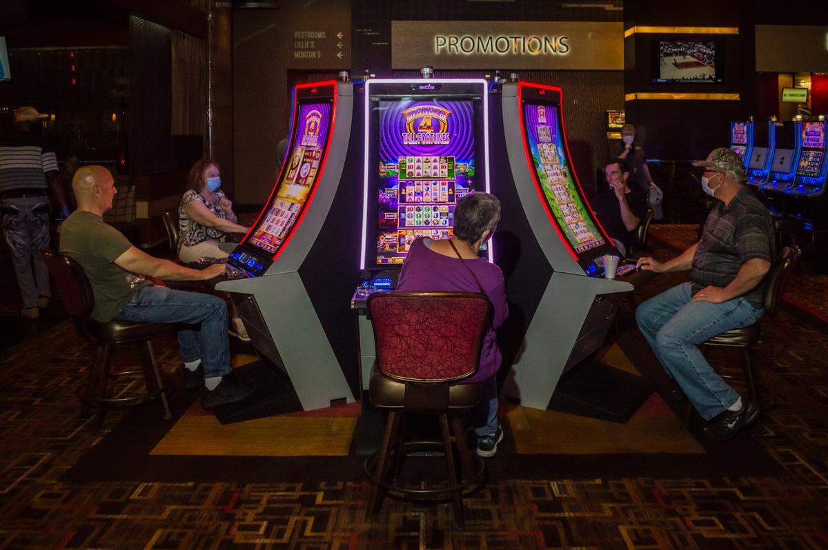Slots, table games, and other amenities opened at 8 a.m. Thursday with social distancing and health-safety protocols in place at Golden Nugget Casino in Biloxi.