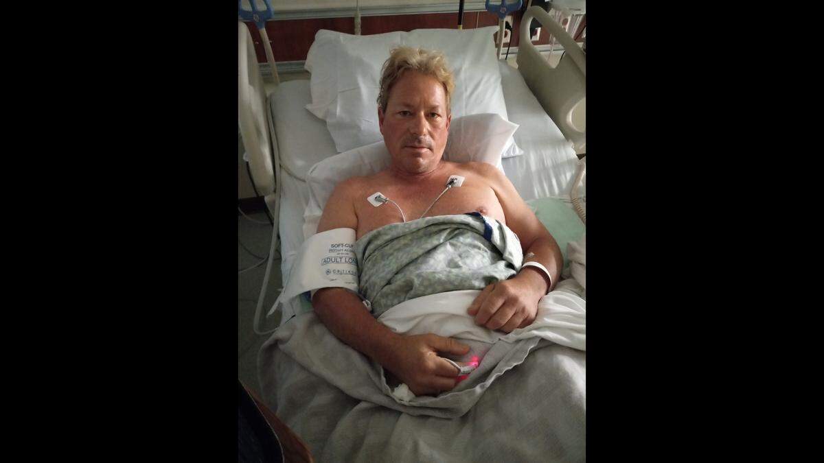Mississippi Coast shipyard worker suffered a heat stroke and was in a local hohspital on June 17, 2022.