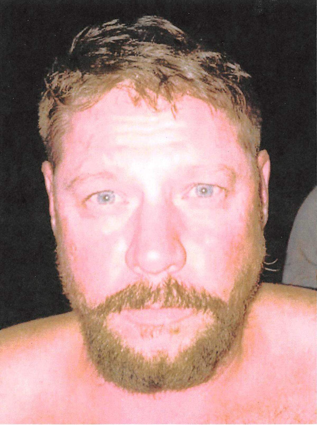 This photo taken by U.S. Marshals show Jacob Blair Scott after his capture at an RV park in Oklahoma on Wednesday, Jan. 29, 2020.