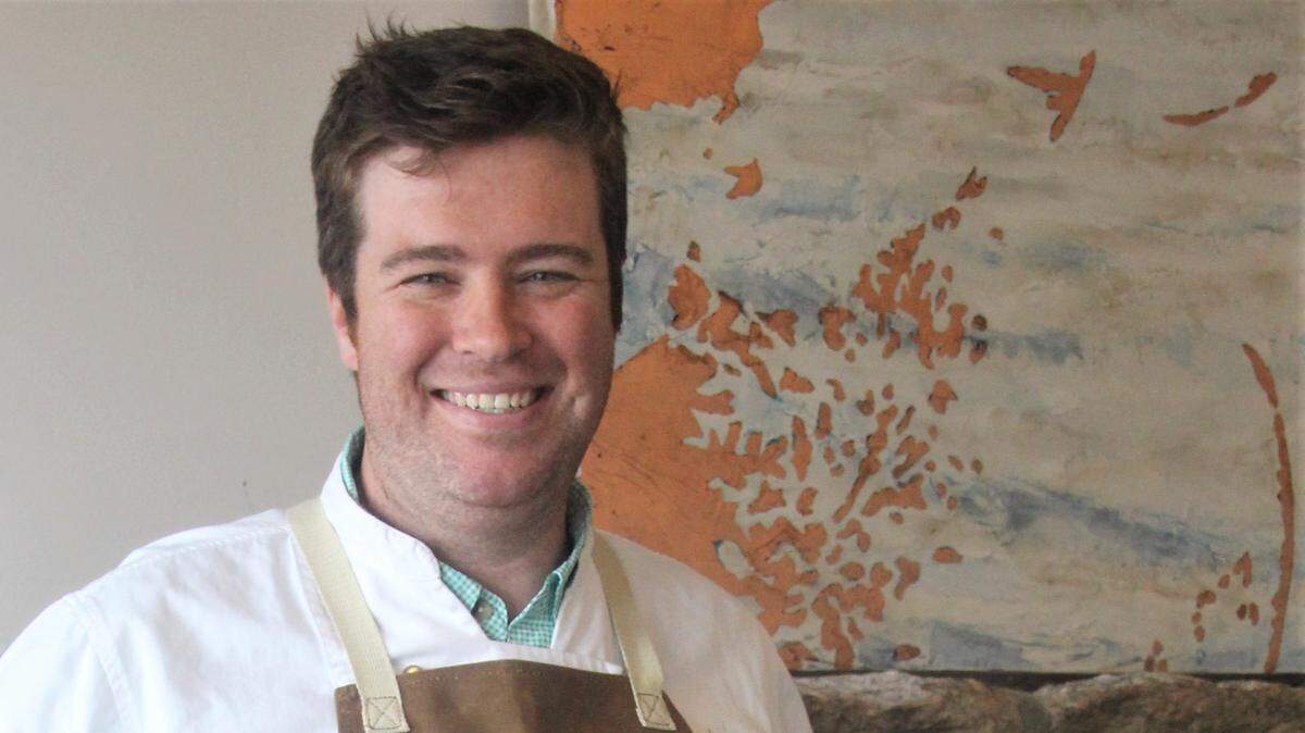 Austin Sumrall, chef and owner of White Pillars restaurant, always serves fresh seafood.
