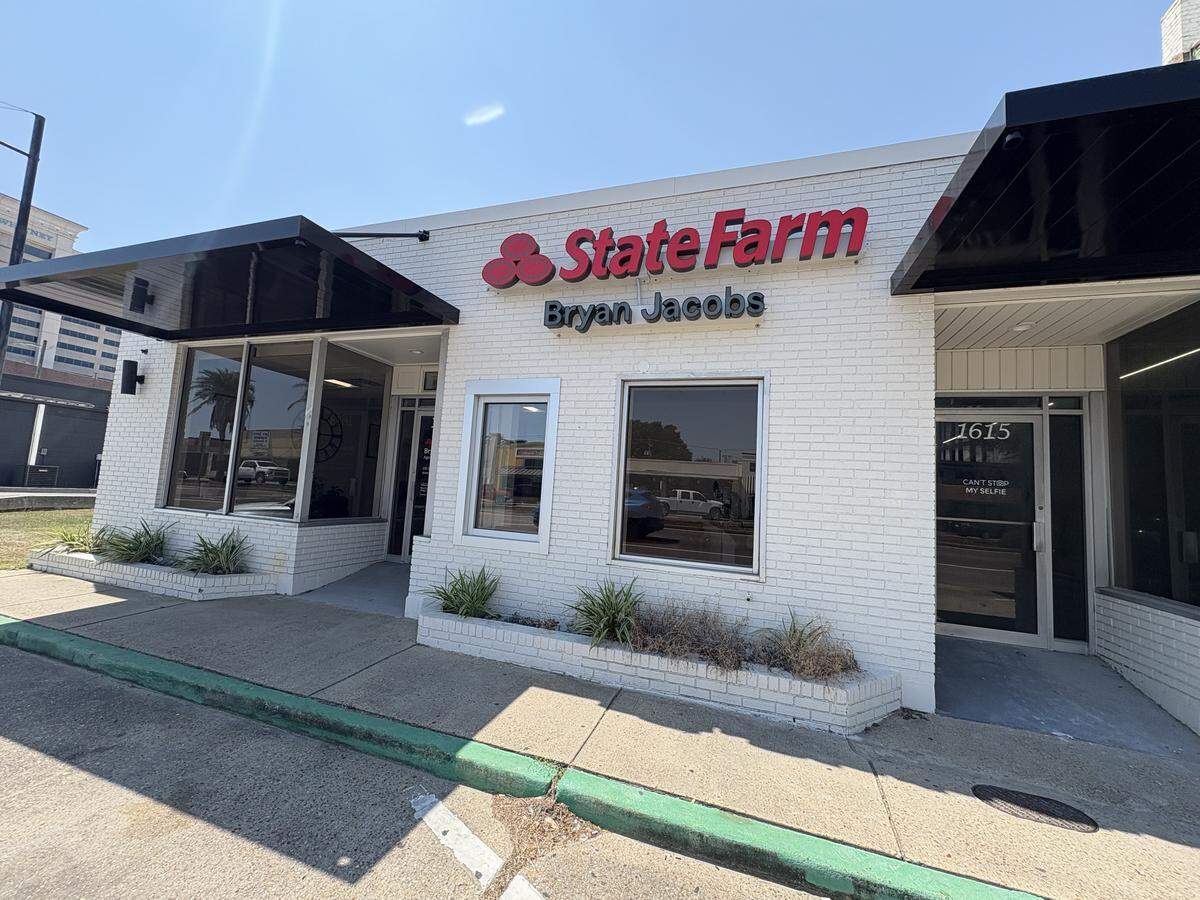 The insurance office of Bryan Jacobs on 25th Avenue in downtown Gulfport. Jacobs is an independent contractor who sells State Farm insurance policies.
