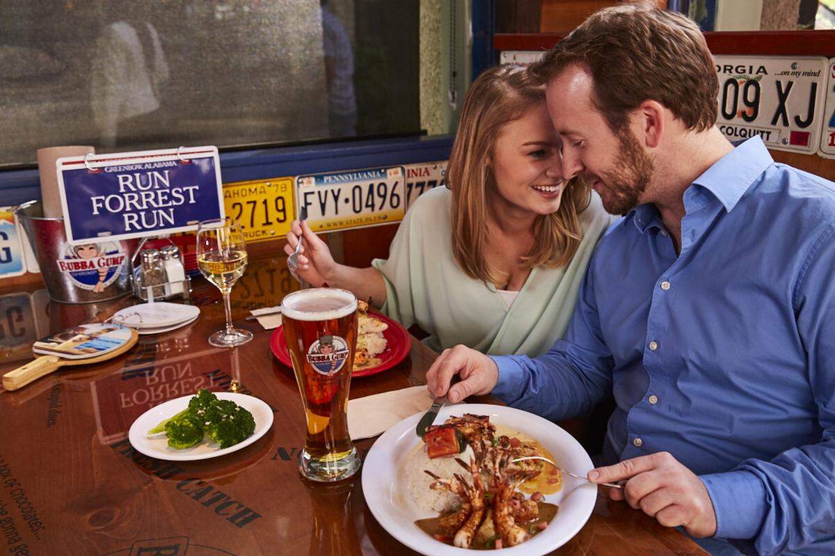 A romantic dinner for two is celebrated at Bubba Gump Shrimp Co. at Golden Nugget Casino Biloxi. A large majority of those who responded to a Sun Herald poll say children should not be allowed at Coast casinos.