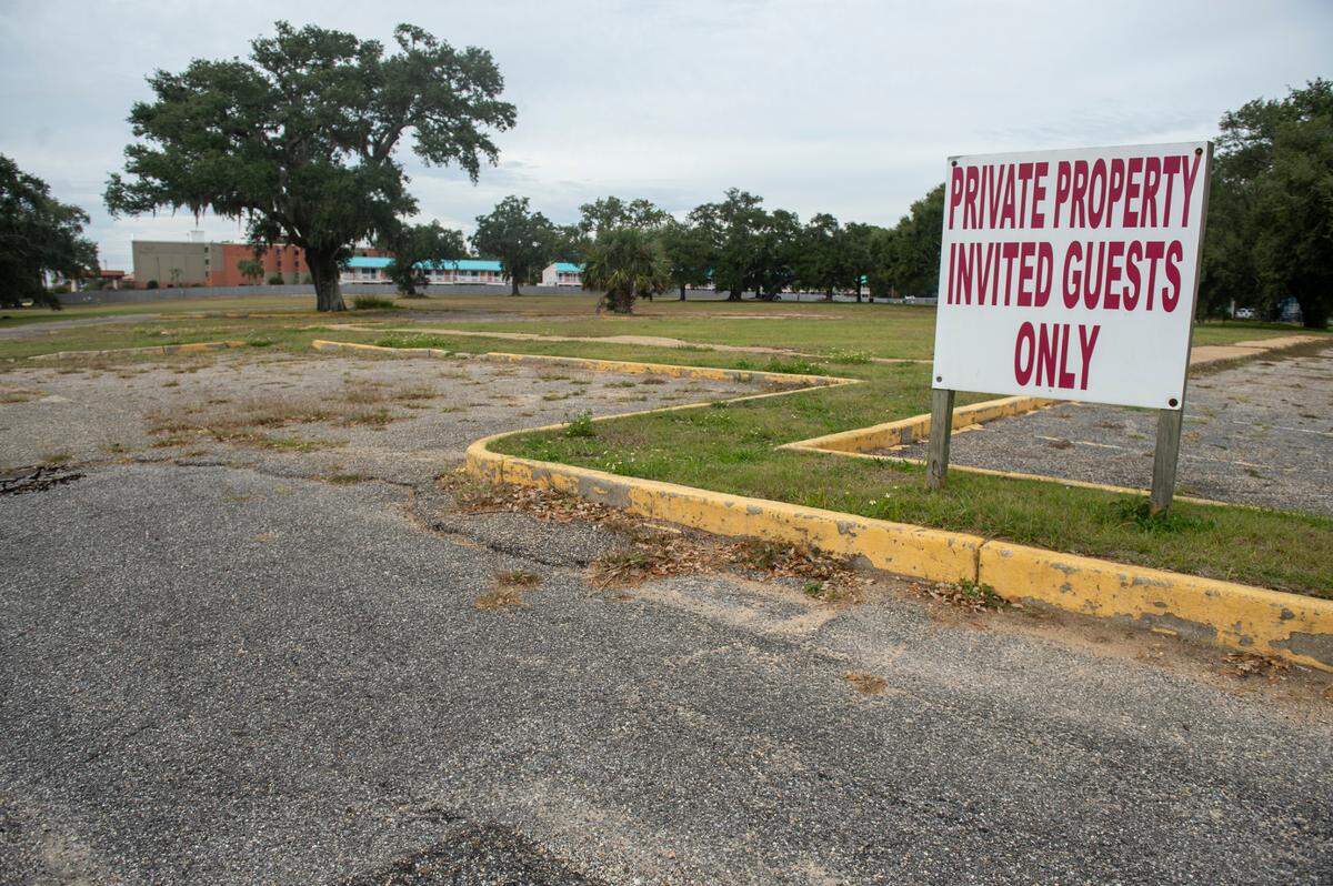 An empty lot at 1654 Beach Boulevard in Biloxi is where Biloxi Council approved Elliot Homes to build 40 townhomes for short-term rentals.