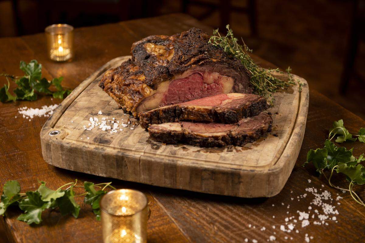 Prime rib is the Friday special at the new Salt & Ivy restaurant at Beau Rivage Resort and Casino in Biloxi.