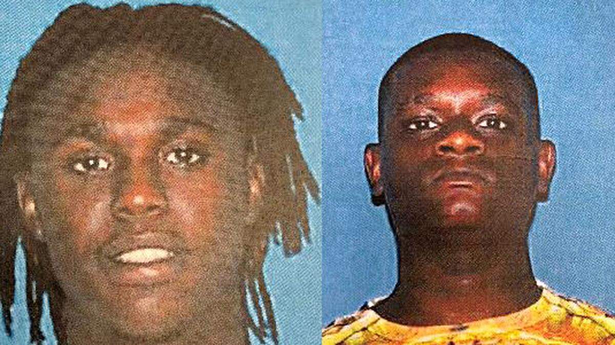 Xavier Lamar Simmons, left, and Armon Joseph Crawford