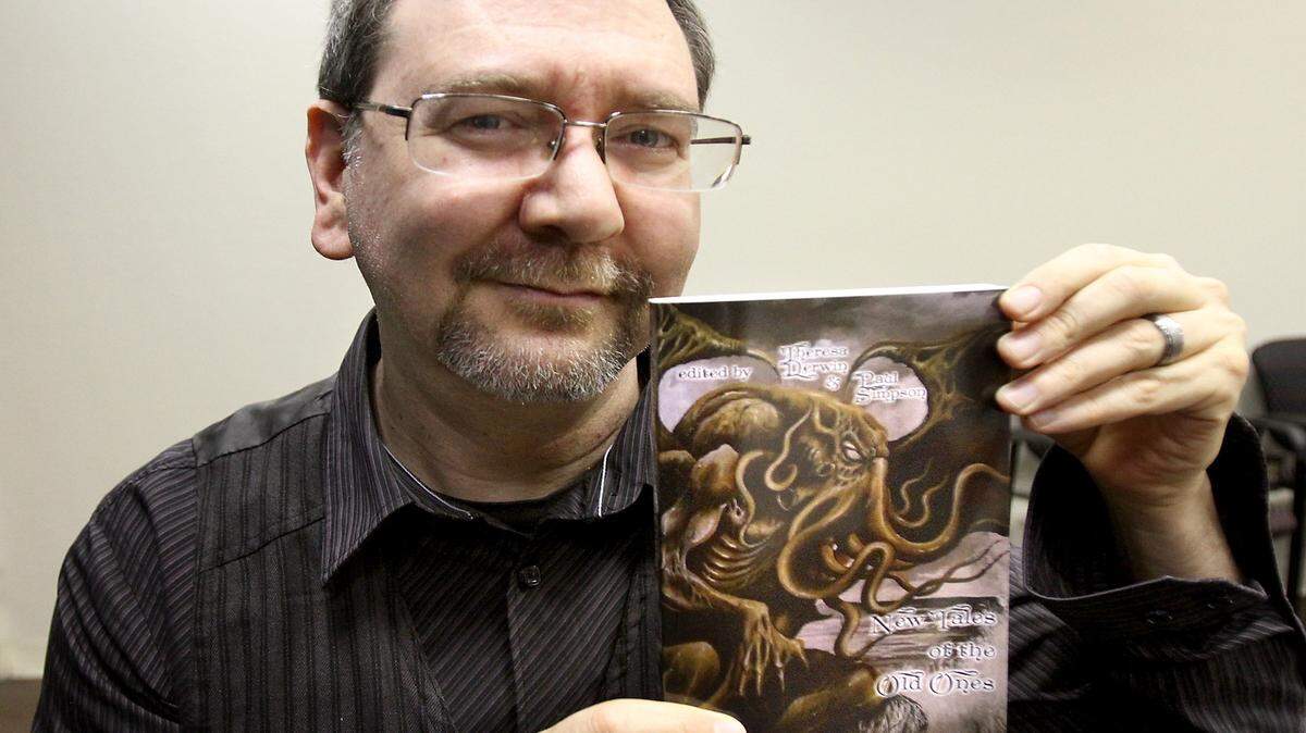 TIM ISBELL/SUN HERALDMartin R. Zdziemborsky is among the writers who contributed to 'New Tales of the Old Ones,' a tribute to H.P. Lovecraft.