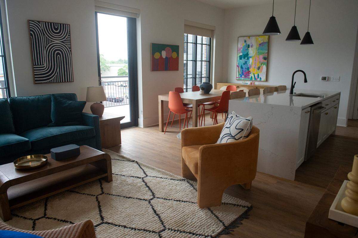 One of the condos for rent at Lofts 1515 at OS1515 in Ocean Springs on Thursday, May 15, 2025.