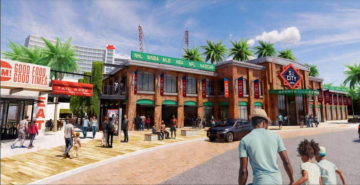 Hotels, shopping and dining will be geared to the Sports Illustrated theme at the new Blue Water Beach resort in D’Iberville.
