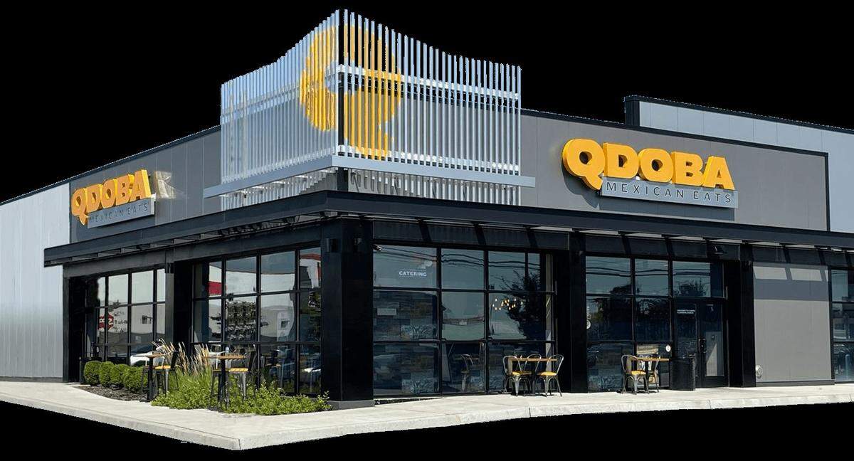 This prototype rendering of Qdoba Mexican Eats shows the new restaurant on the way to Ocean Springs. The fast casual Mexican restaurant features flame-grilled meats and customizable bowls and entrees.