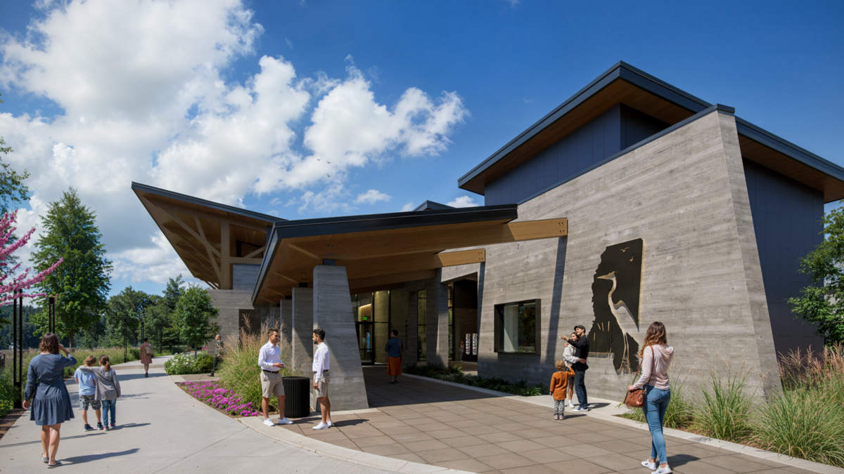 The revitalized facility will feature components such as an information center and a small gallery.