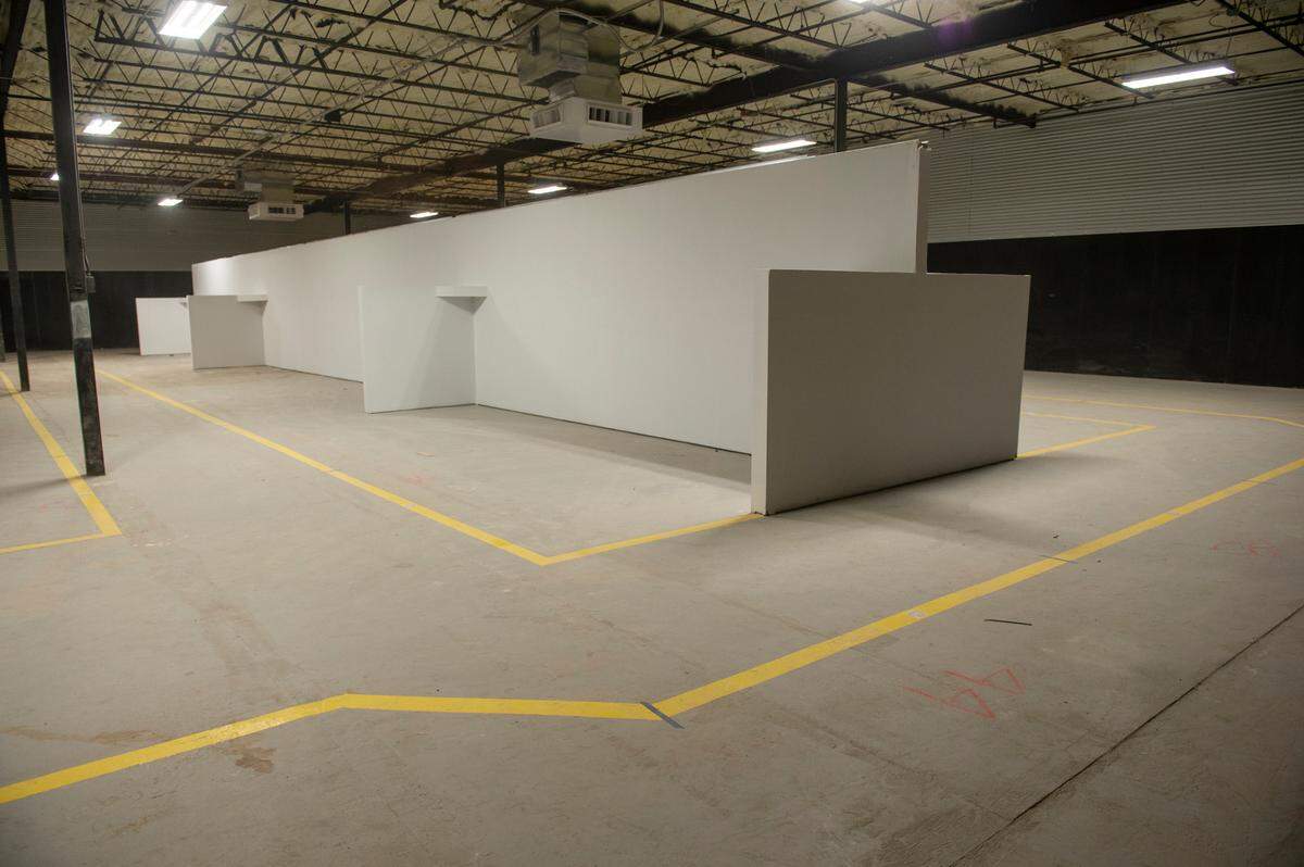 Vendor space is abundant inside the Mississippi Antique Galleria off Pass Road in Gulfport.