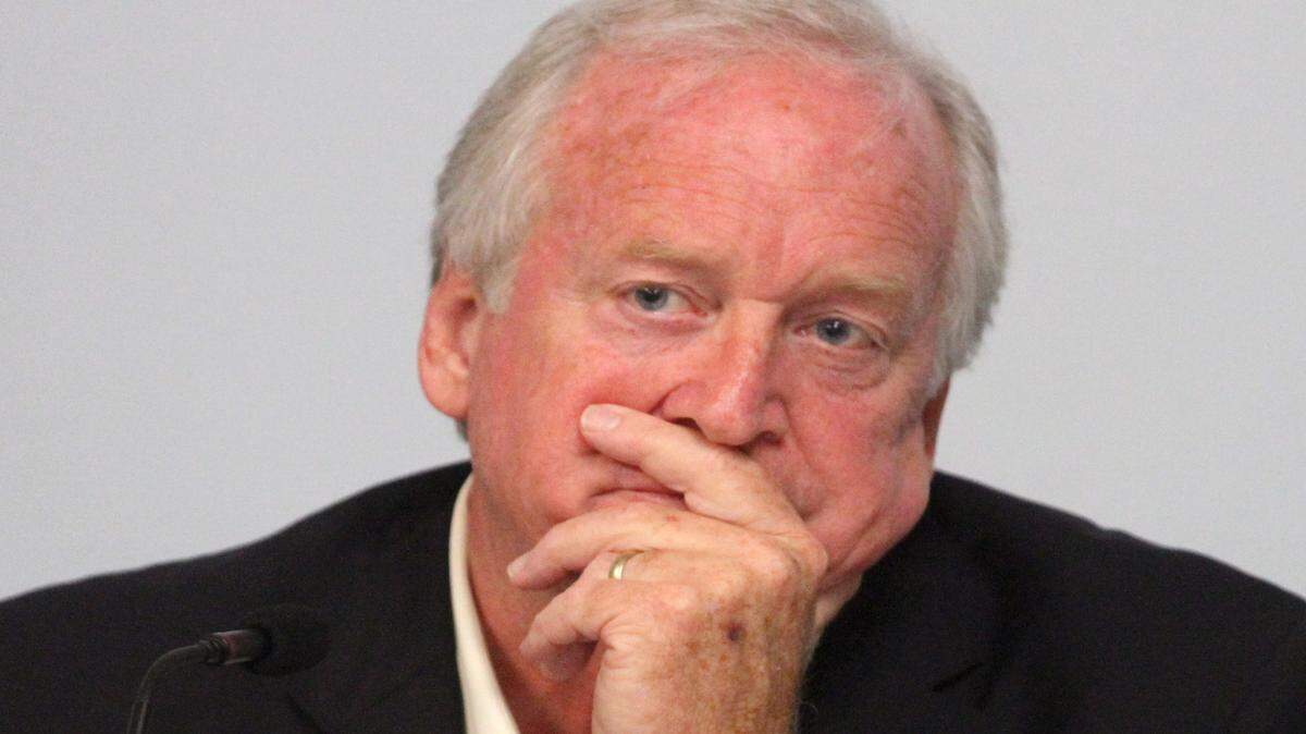JOHN FITZHUGH/SUN HERALD/FILE 
 Bay St. Louis Mayor Les Filingame listens at a City Council meeting on Oct. 20.