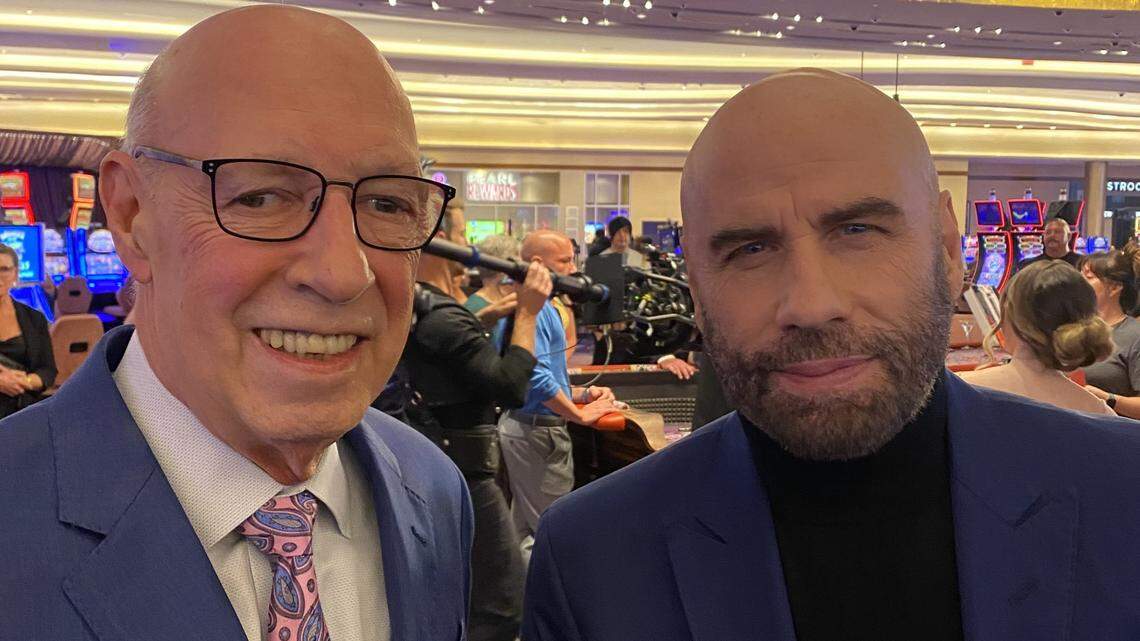 John Travolta is filming a new movie at a Mississippi Coast casino