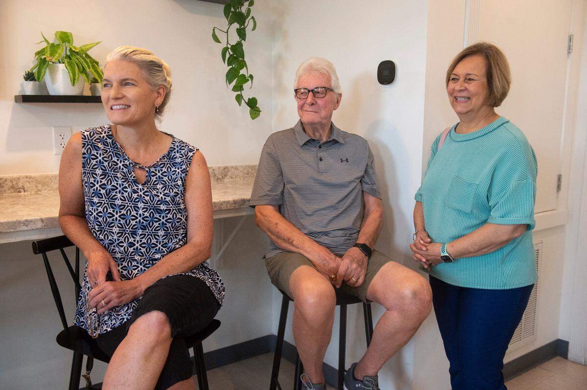 Sun Herald subscribers listen as reporter Mary Perez interviews Chef Shane Gorringe during a Sun Herald event at Gorringe’s bakery, Zoe’s Bakery and Coffee Shop, in Biloxi on Wednesday, May 21, 2025.