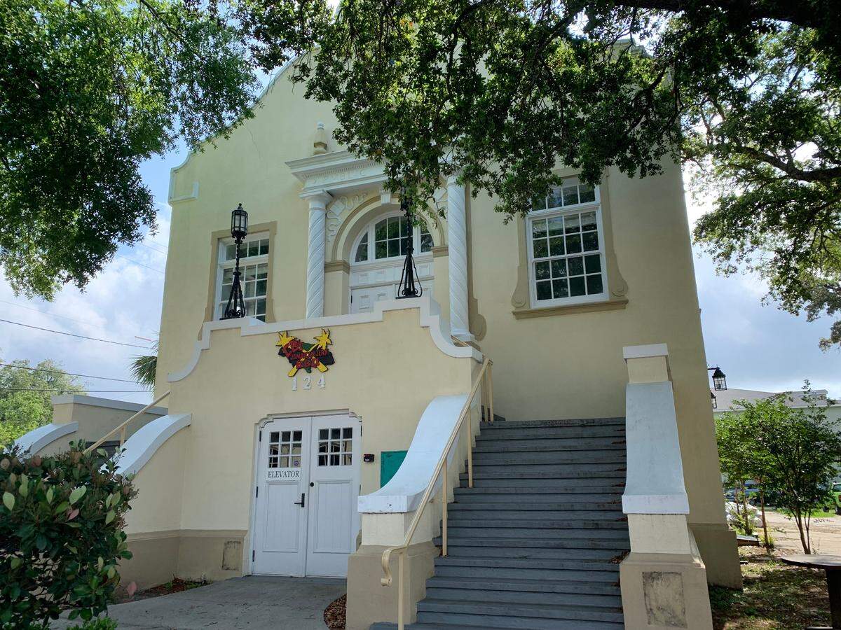 The historic old Biloxi library, in a prime location in downtown, is the new location of the Biloxi Yacht Club.