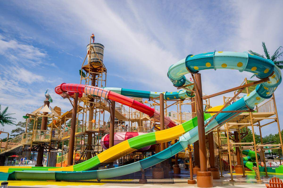 Serengeti Springs at the Hattiesburg Zoo is now open, with nine waterslides, a lazy river ride and two tipping buckets.