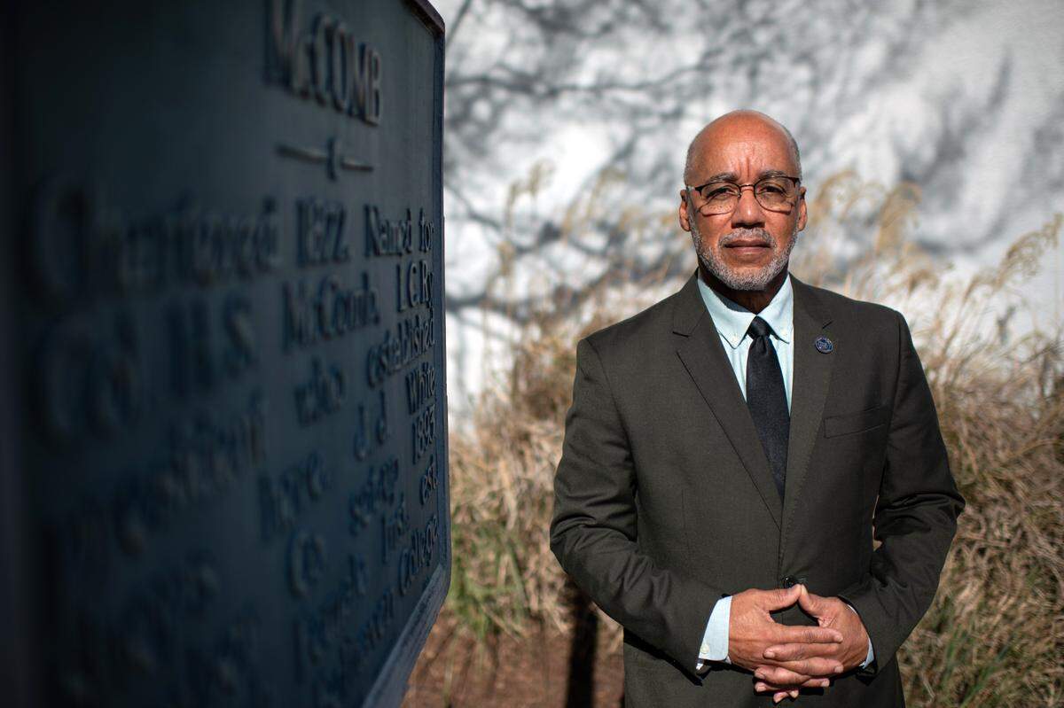 Mayor Quordiniah Lockley stands for a portrait outside City Hall in McComb on Dec. 13, 2023.