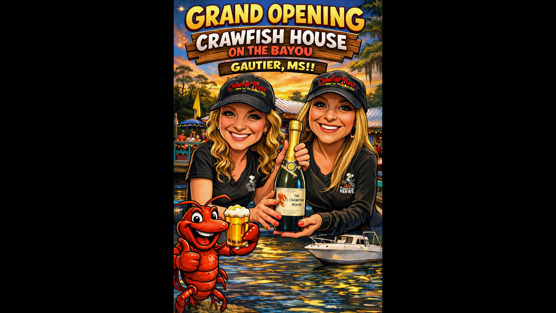 Mother and daughter team Michelle Schenck and Sumer Steelman are opening their second Crawfish House, on the bayou in Gautier. The original is in downtown Ocean Springs, and they are considering expanding to a third location.