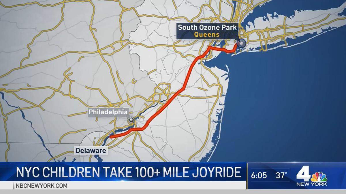 New York police say a 12-year-old boy who took his 7-year-old cousin on a multi-state joyride may have been inspired by a social media challenge.